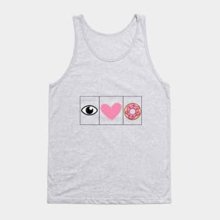 I love Doughnuts - Lovely T-Shirt Gift Tank Top